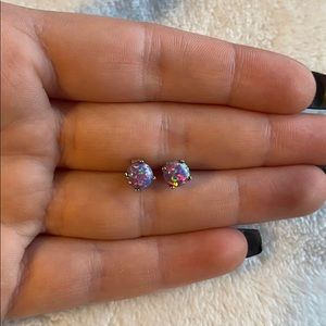 Opal Stud Earrings